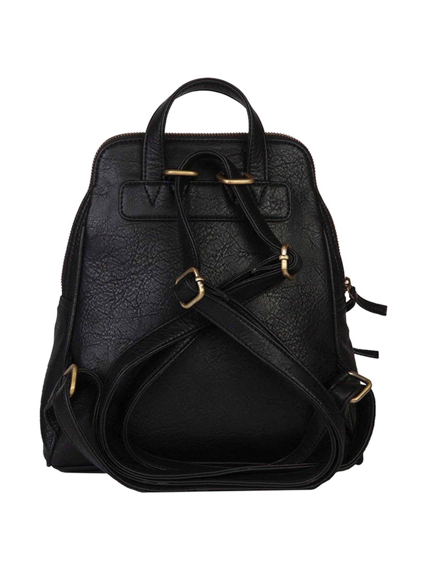 Mona B Black Small Backpack