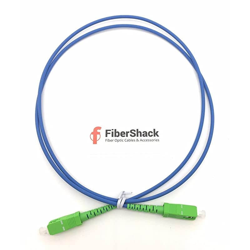 Armored Single Mode Simplex Fiber Optic Cables SCAPC UPC FC LC SC ST SM SX 1M SCAPC to SCAPC