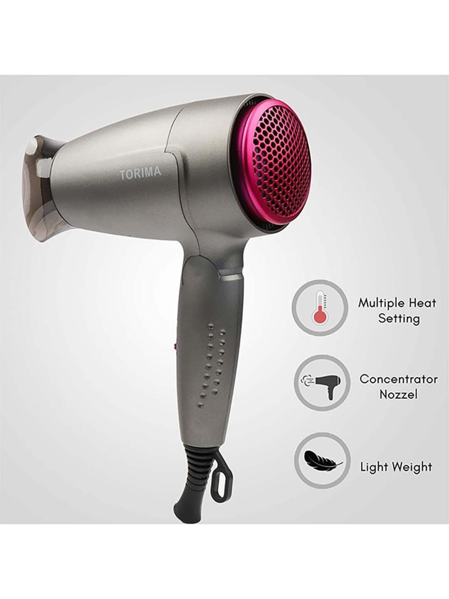 Nova Nv-1290 1000W Professional Hair Dryer