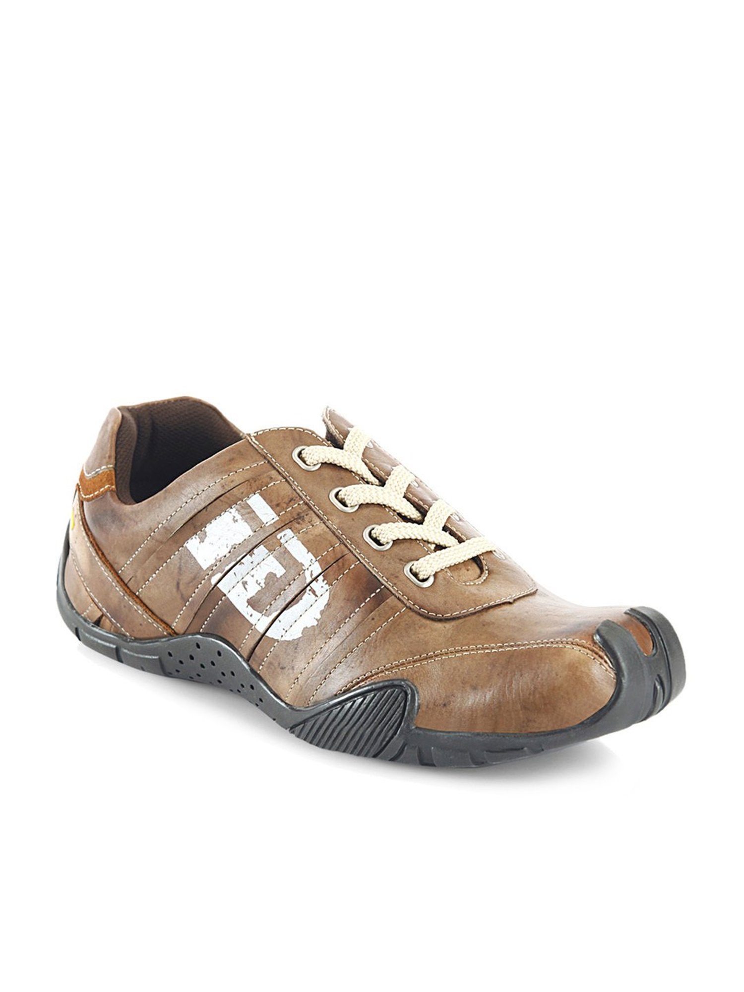 ID Men's Brown Casual Sneakers