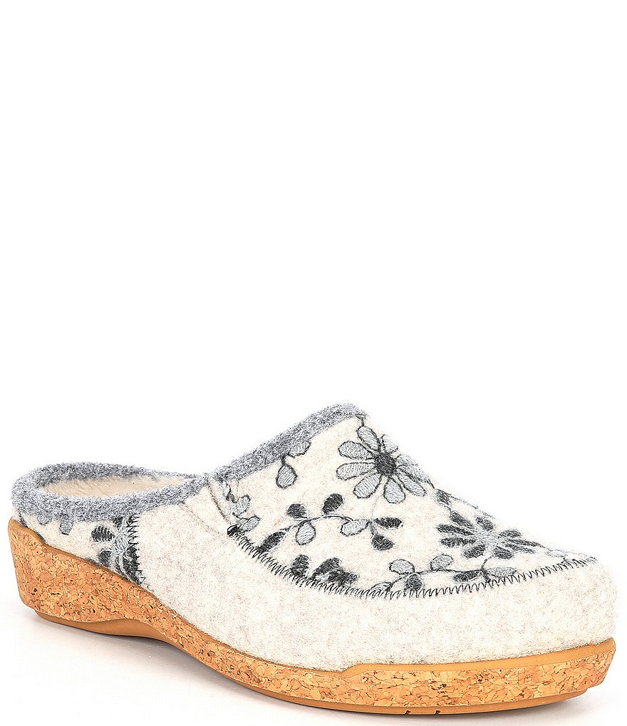 Taos Footwear Woolderness 2 Wool Cork Wedge Clogs