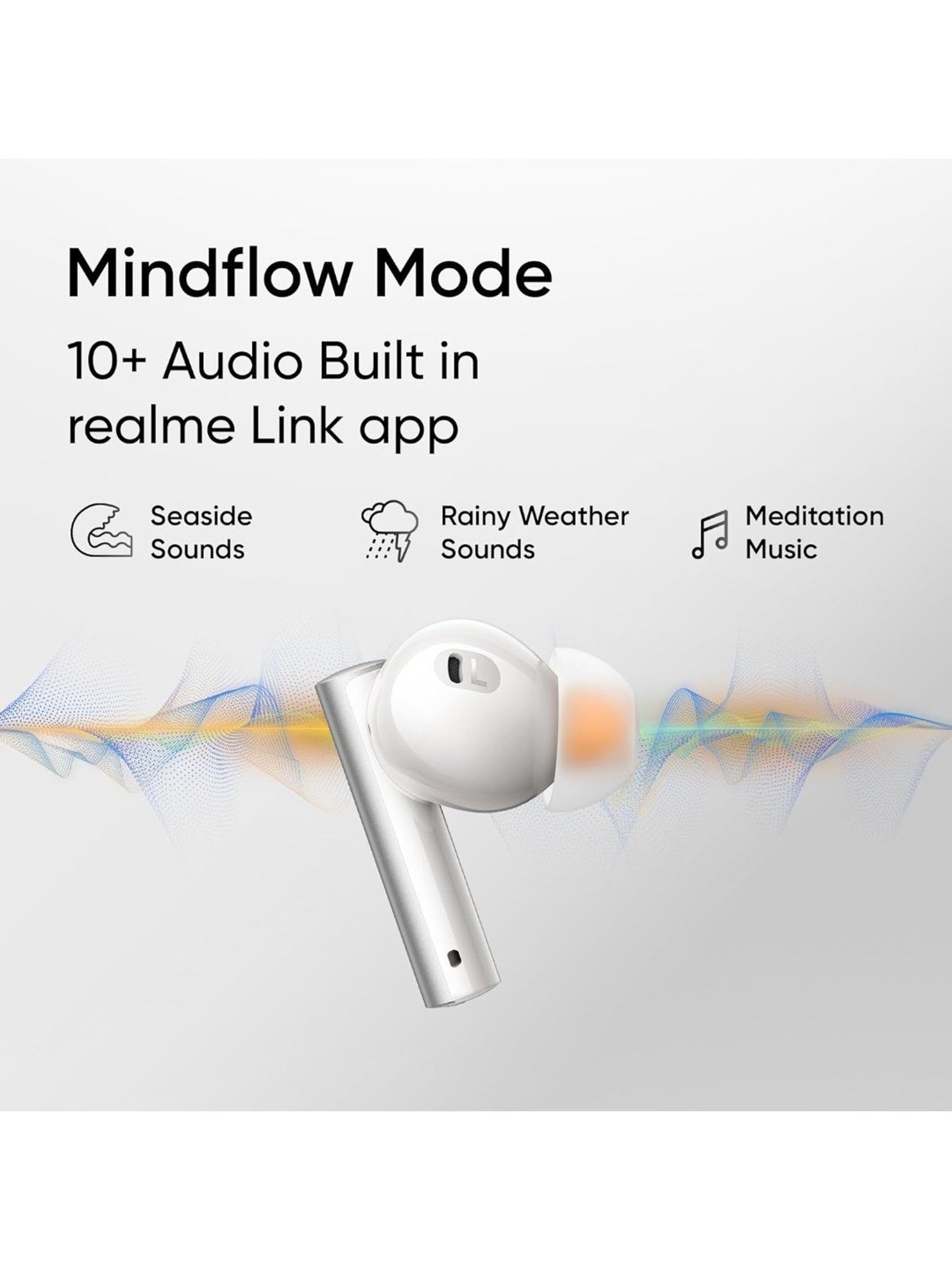 Realme Buds Air 6 In Ear BT Earbuds with 40Hrs Playtime (Flame Silver, True Wireless)