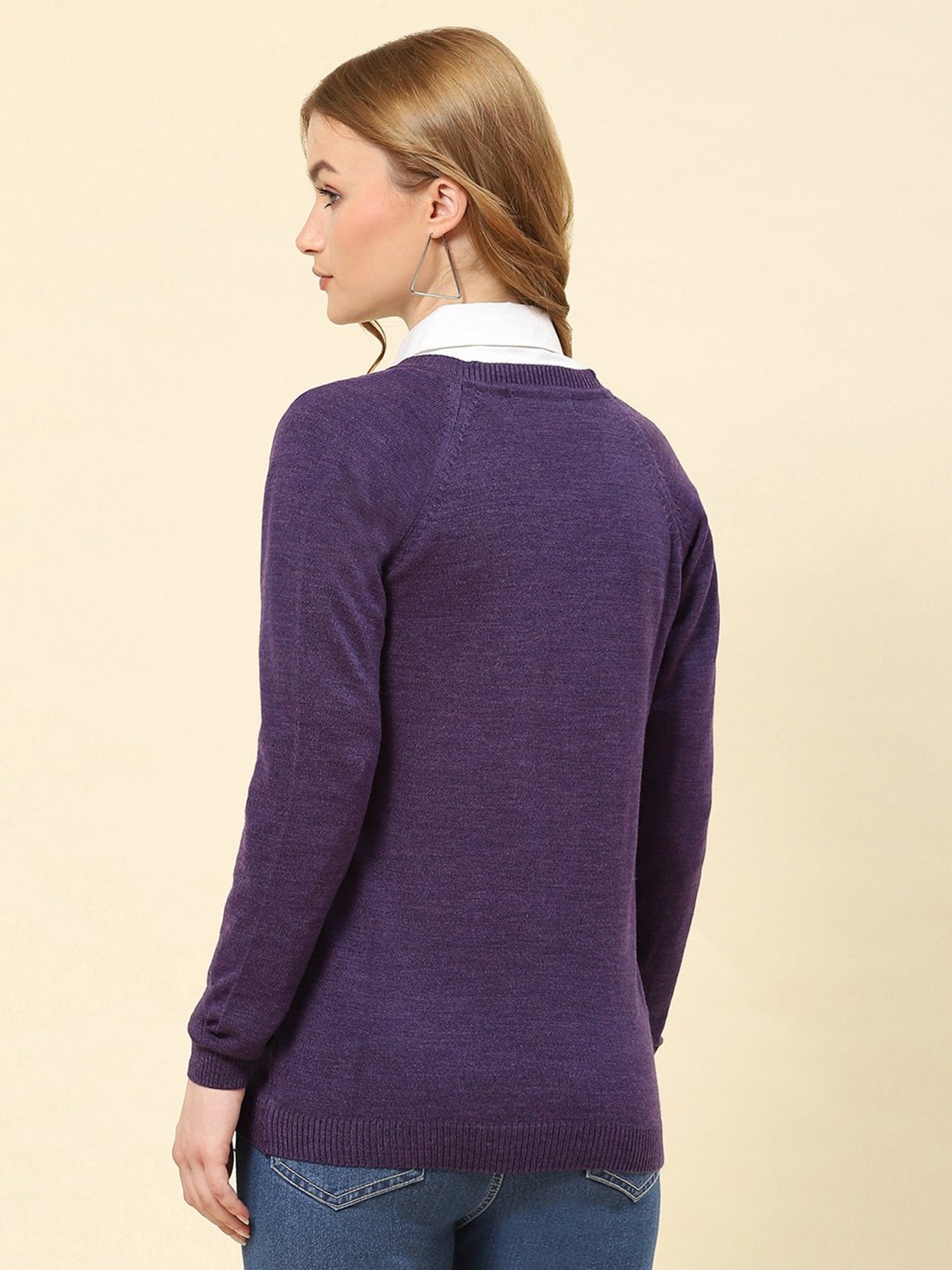 Monte Carlo Violet Textured Cardigan