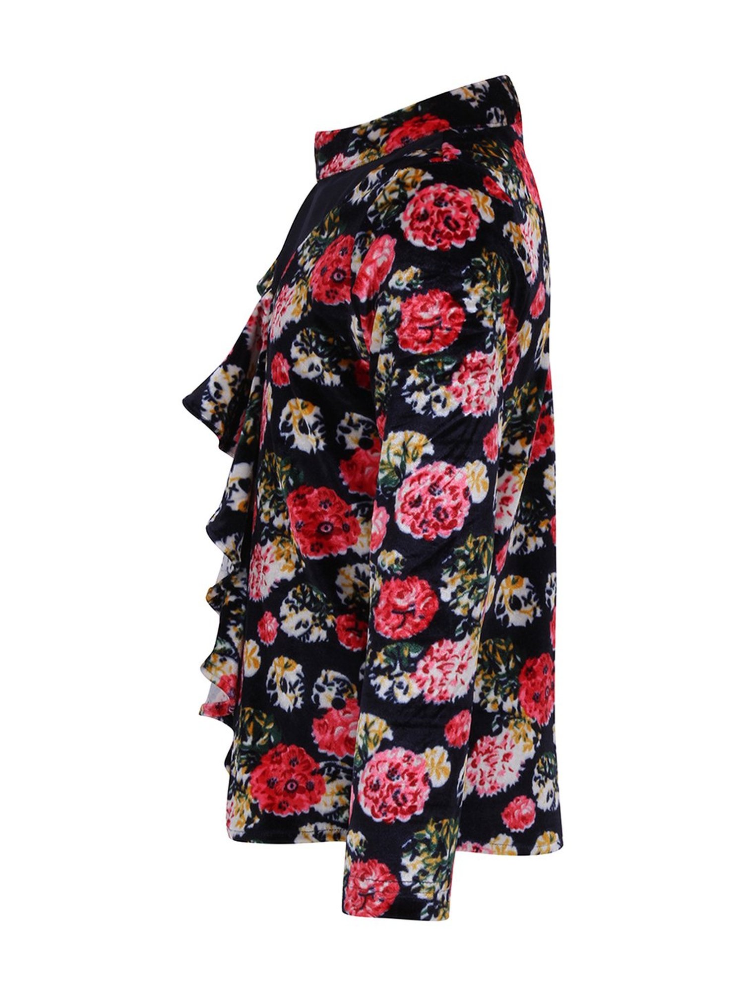 Cutecumber Kids Navy Floral Print Top