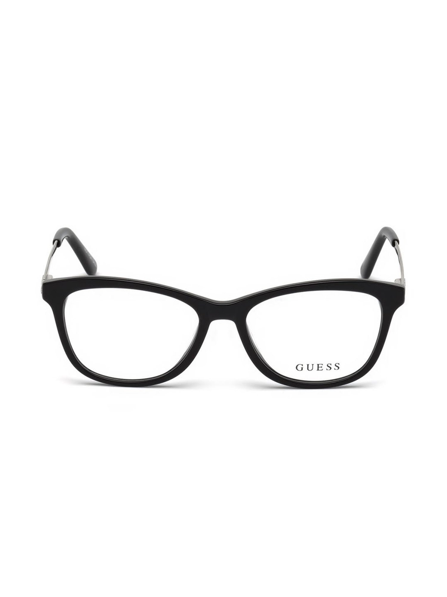 Guess Black Beveled Eye Frames for Women