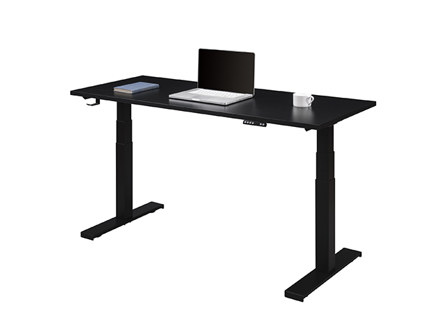 Home Office Game Desk Height Adjustable Electric Standing Desk, Modern Design 59 x23.6 Inches Computer Table for Healthy Working,Black,GT82