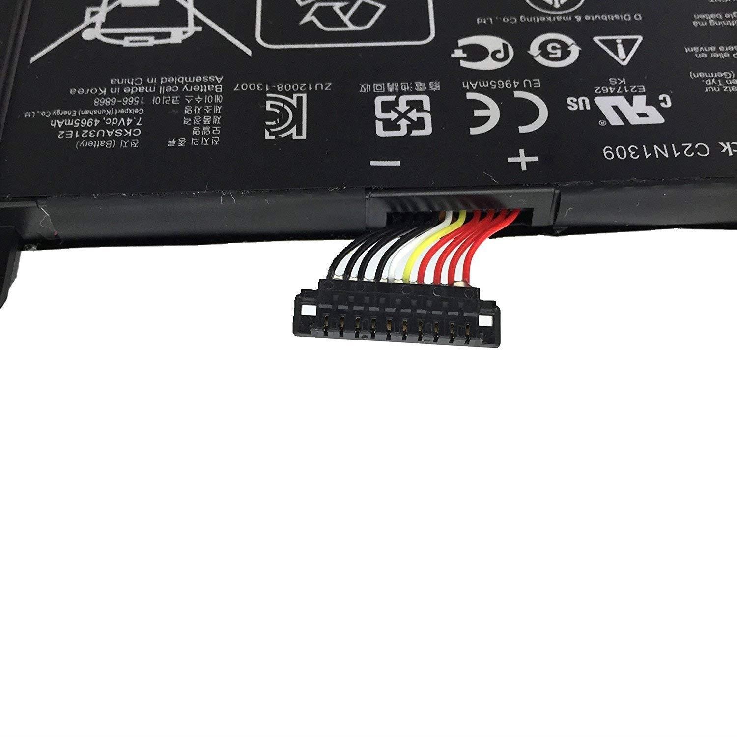 C21N1309 Laptop Battery for ASUS VivoBook S301LA S301LP Q301L C21PQ2H 0B200-00580100M Tablet(7.4V 38Wh 4965mAh)