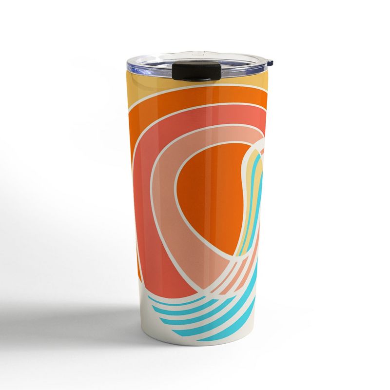 Gale Switzer Sun Surf 20 oz Stainless Steel Travel Mug - Deny Designs