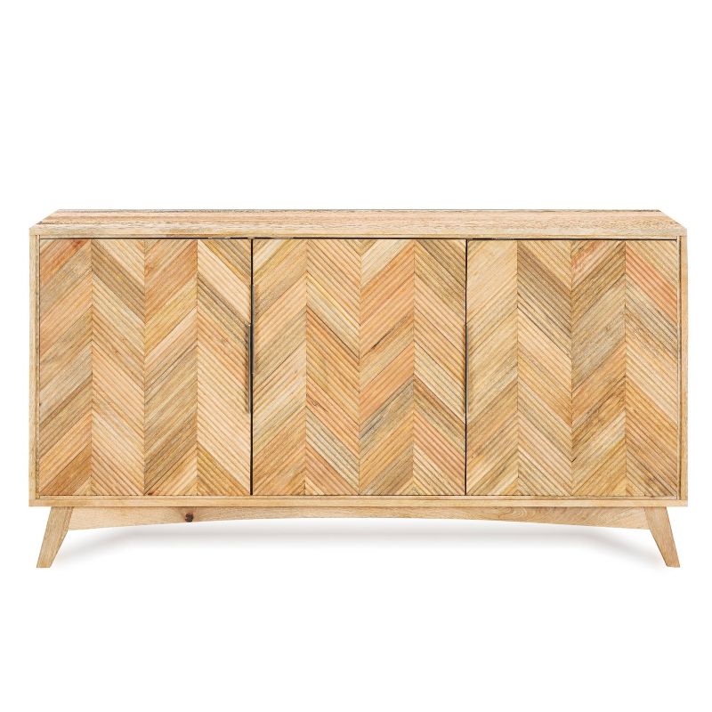 Carmel Sideboard Dark Brown/Black - Chique