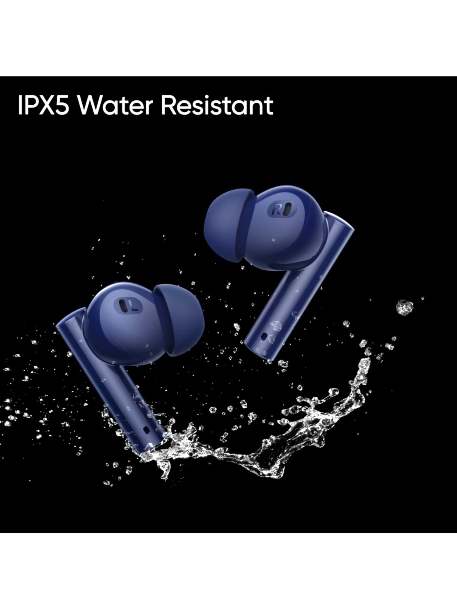 Realme Buds Air 5 in-Ear BT Earbuds with 50dB ANC & Upto 38Hrs Battery (Deep Sea Blue, TWS)