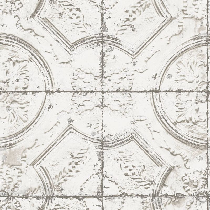Brewster Newport Tin Tile Peel & Stick Wallpaper