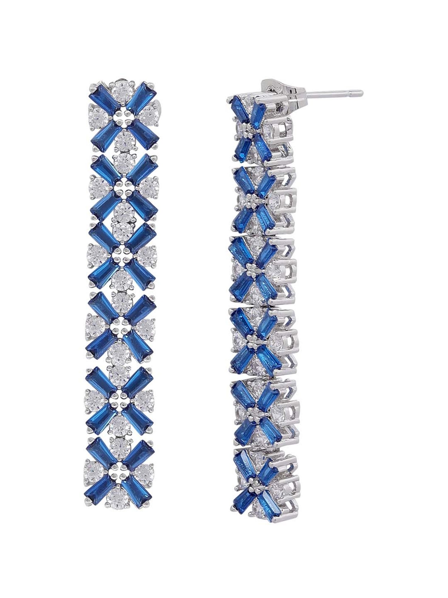 The Real Effect London 800 Silver Earrings for Women