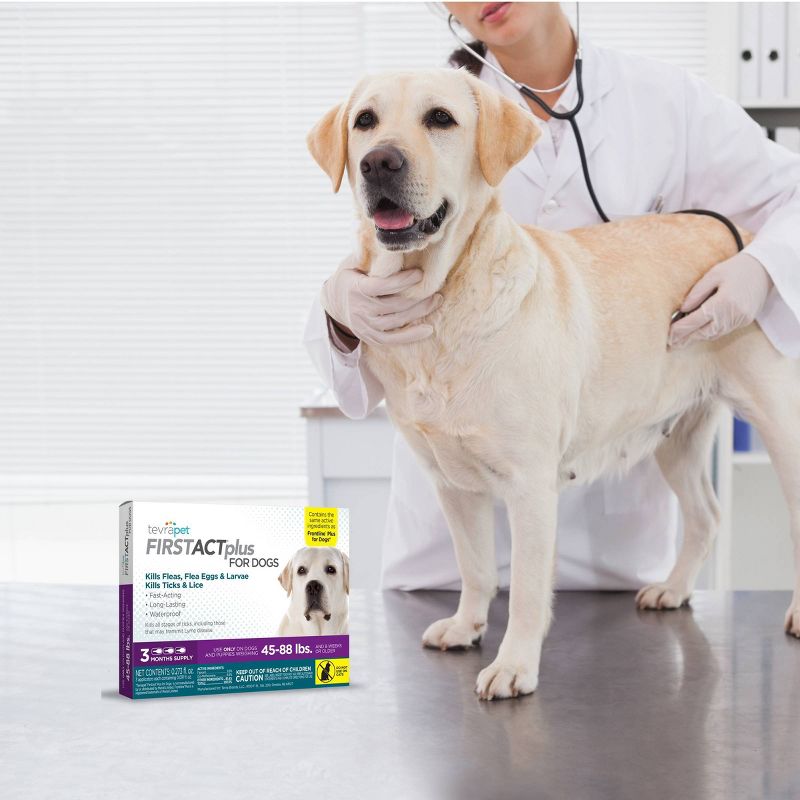 Tevra Pet FirstAct Plus Dog Insect Treatment - 3 Dose