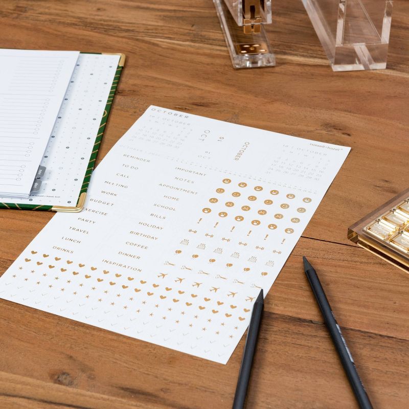 2021 Adhesive Calendar Stickers - russell+hazel