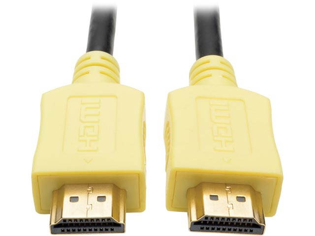 Tripp Lite High-Speed HDMI Cable with Digital Video and Audio, Ultra HD 4K x 2K (M/M), Green, 10 ft. (P568-010-GN)