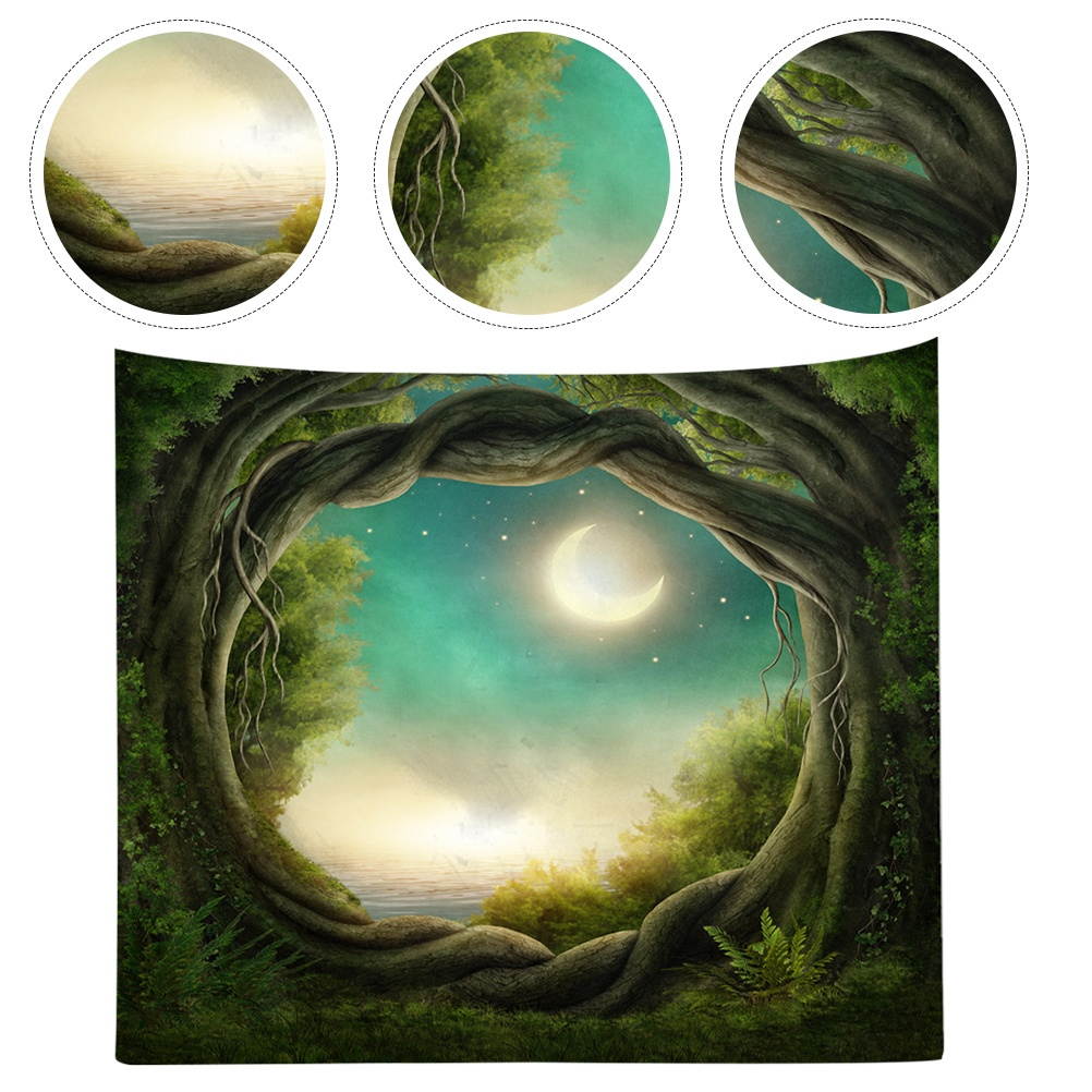 Forest Pattern Tapestry Wall Tapestry Decorative Tapestry Wall Hanging Cloth