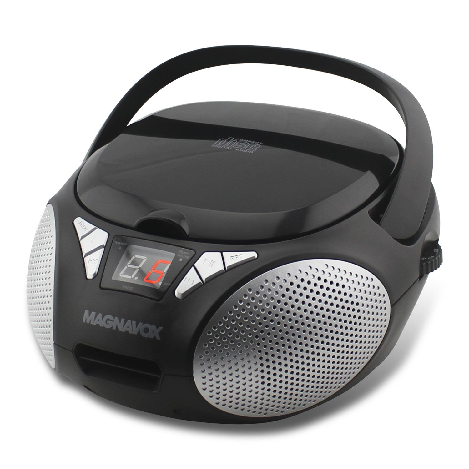 Magnavox CD Boombox with AM/FM Stereo Radio in Black (MD6924)