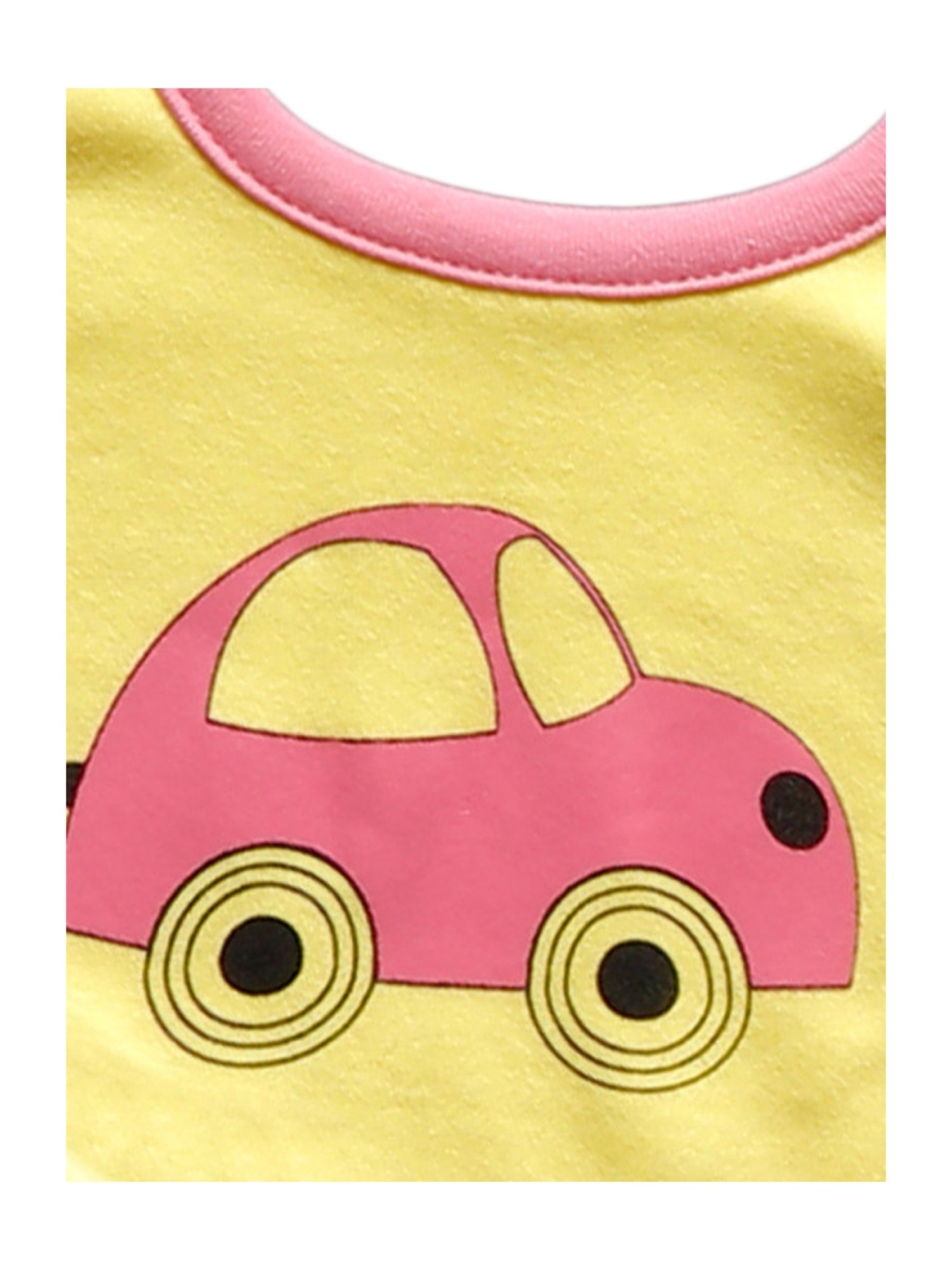 Pranava Kids Yellow Cotton Printed Accessories Set