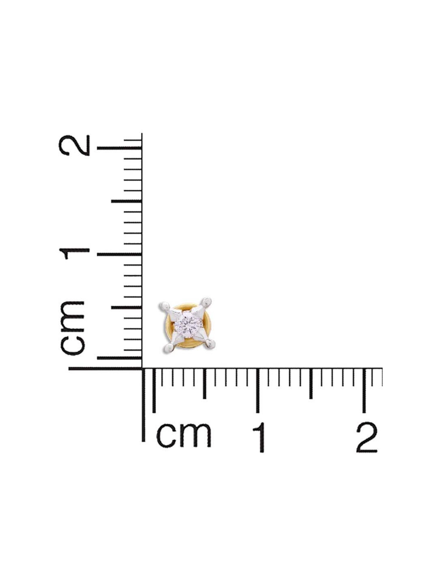 Joyalukkas 18k Gold & Diamond Nosepin
