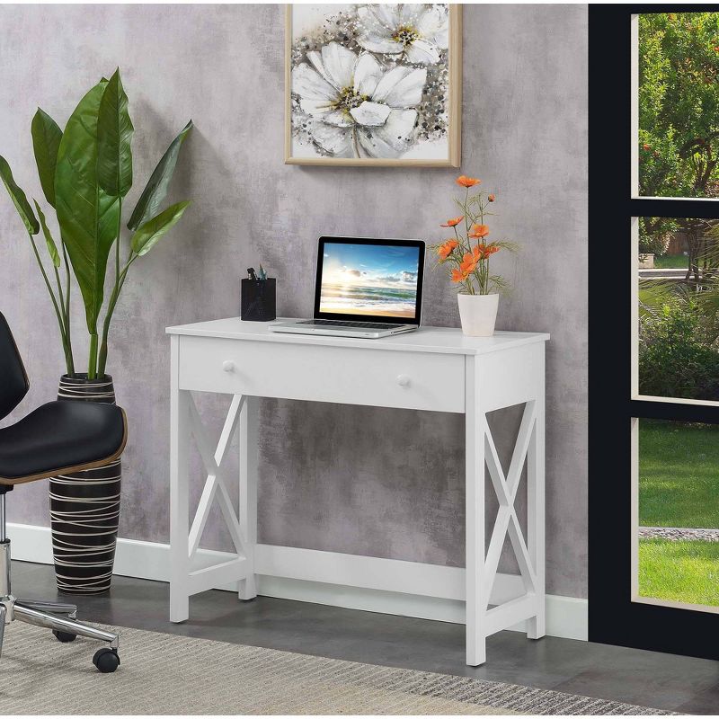 36" Oxford Desk White - Breighton Home