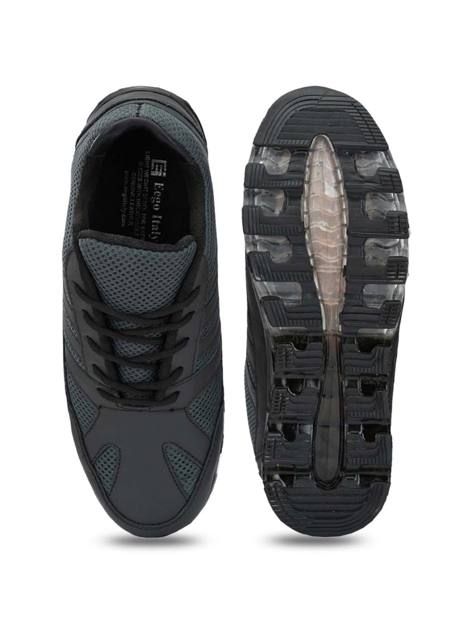 Eego Italy Men's Black Running Shoes