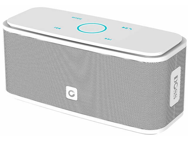 DOSS SoundBox Portable Wireless Bluetooth 4.0 Touch Speakers with 12W HD Sound and Bold Bass [Red]