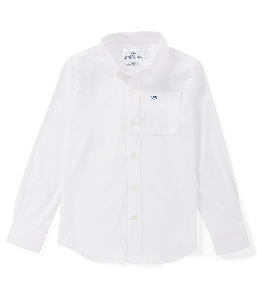 Southern Tide Little/Big Boys 4-16 Long-Sleeve Intercoastal Sportshirt