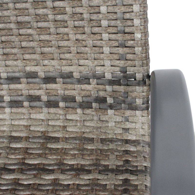 Santa Fe 4pc Wicker Chairs - Silver - Courtyard Casual