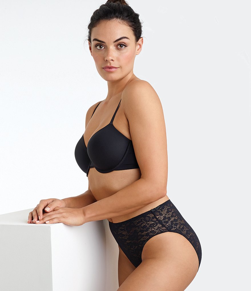 TC Fine Shapewear Allover Lace Hi-Cut Panty