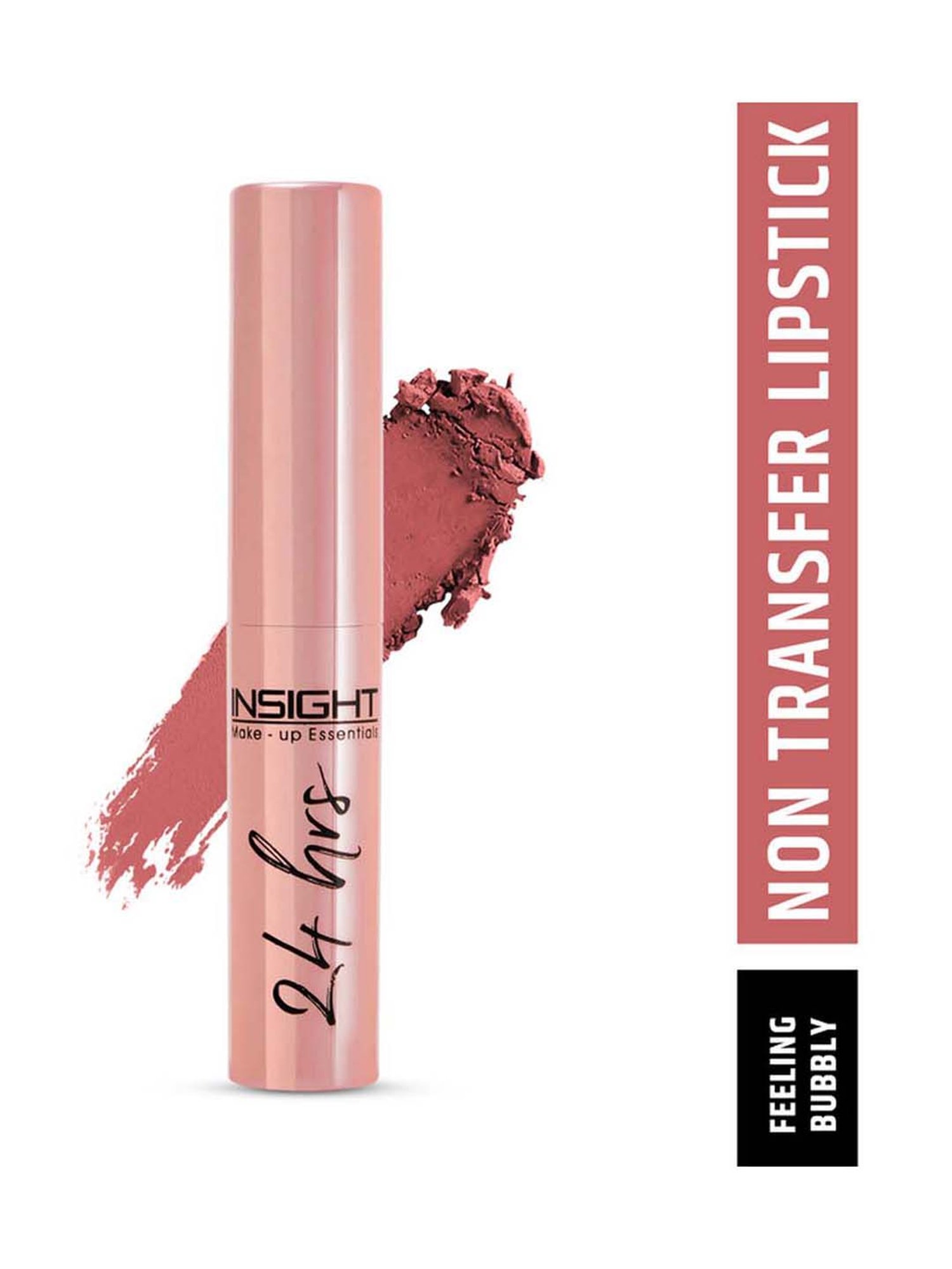 Insight Cosmetics 24 Hrs Non Transfer Matte Lipstick 7-Feeling Bubbly - 3 gm