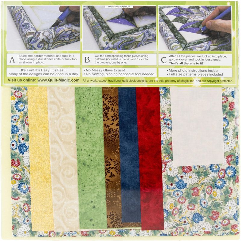 Quilt-Magic No Sew Wall Hanging Kit-Kids At Heart