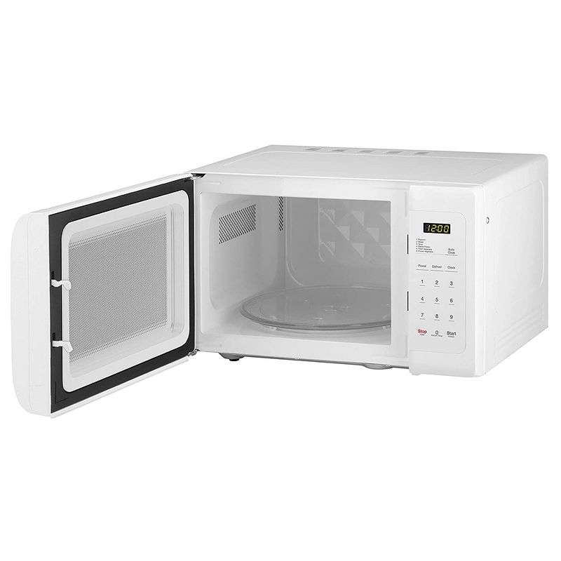 Magic Chef MCD993W 900 Watt 0.9 Cubic Foot Kitchen Countertop Microwave Oven with Digital Touch and 10 Power Levels, White (Certified Refurbished)