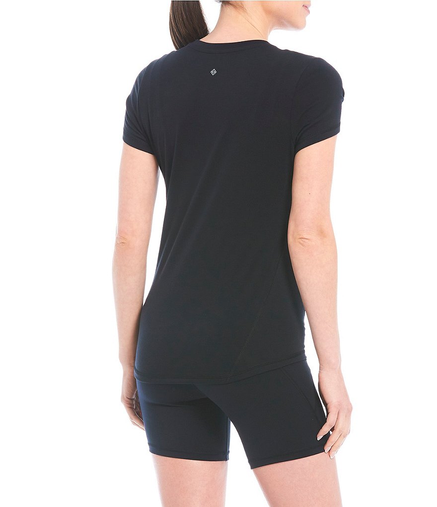 IBKUL Pricilla Print Long Sleeve Mock Neck Top