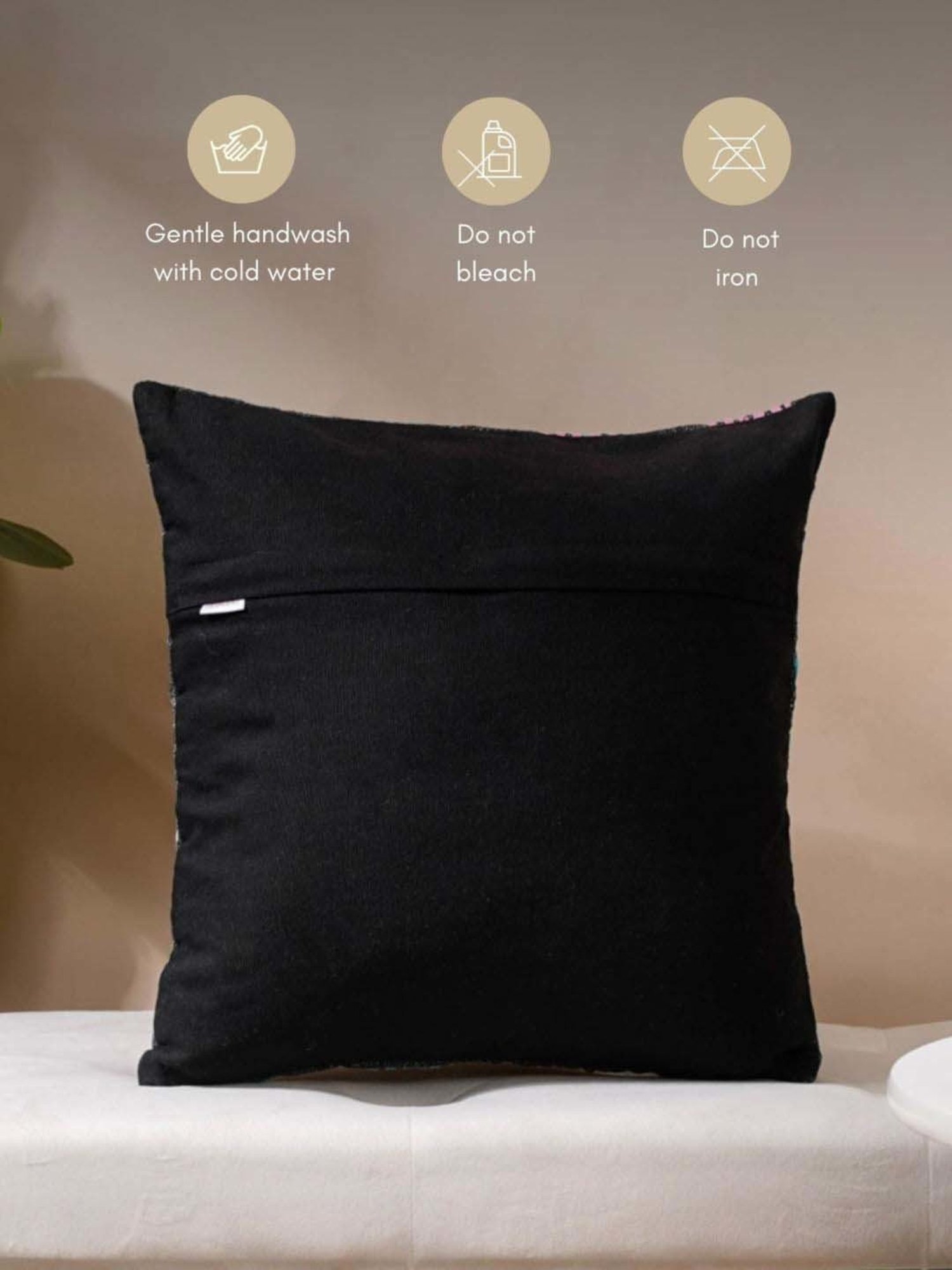 Swayam Multicolor Cotton 40 cm x 40 cm Cushion Covers - Set of 2