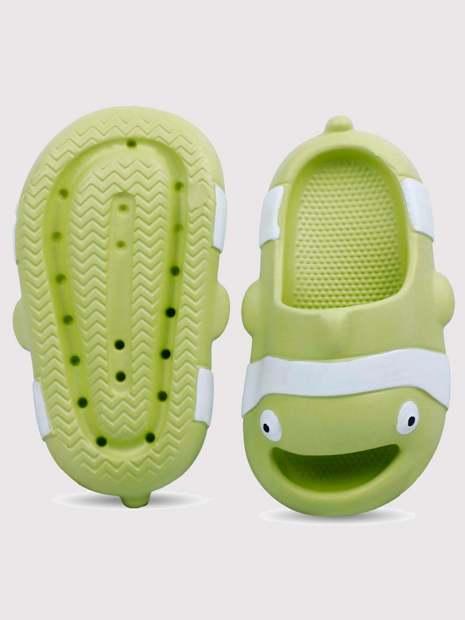 Baby Moo Unisex Green Casual Slip on