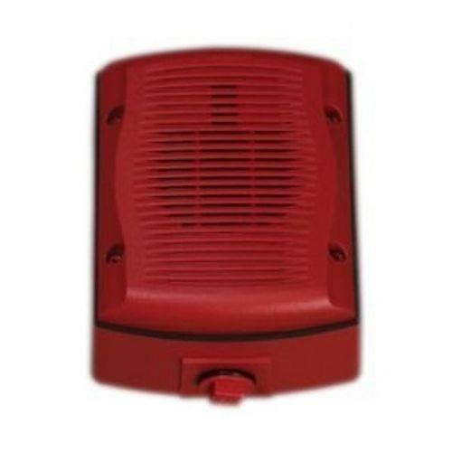 System Sensor SPRK Speaker, Red, Wall Mount, Outdoor
