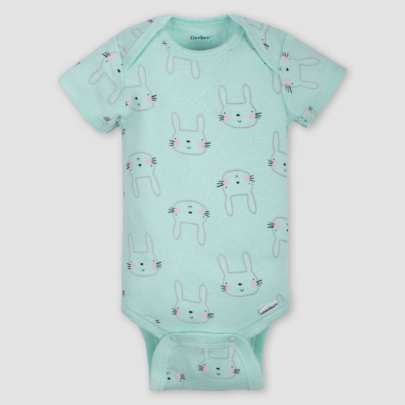 Lamaze Baby Girls' Organic 4pc Bodysuit Gift Set - Pink Newborn