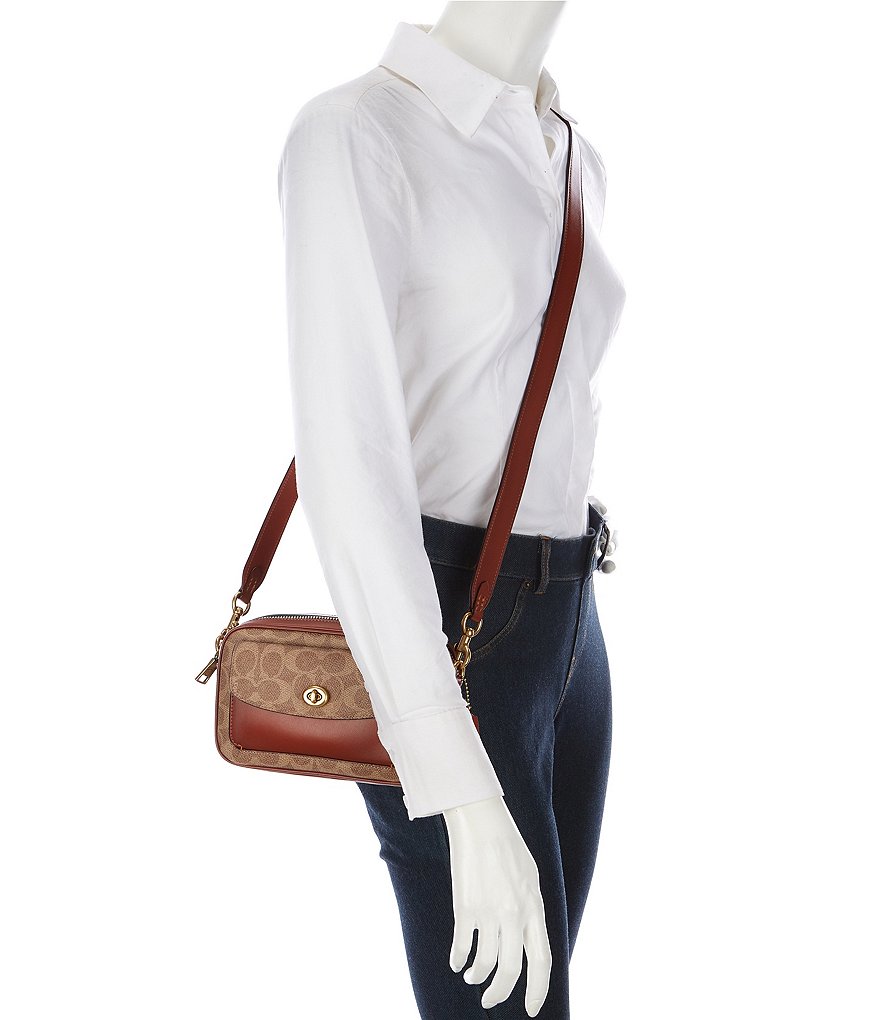 Etienne Aigner Adeline Signature Camera Crossbody Bag