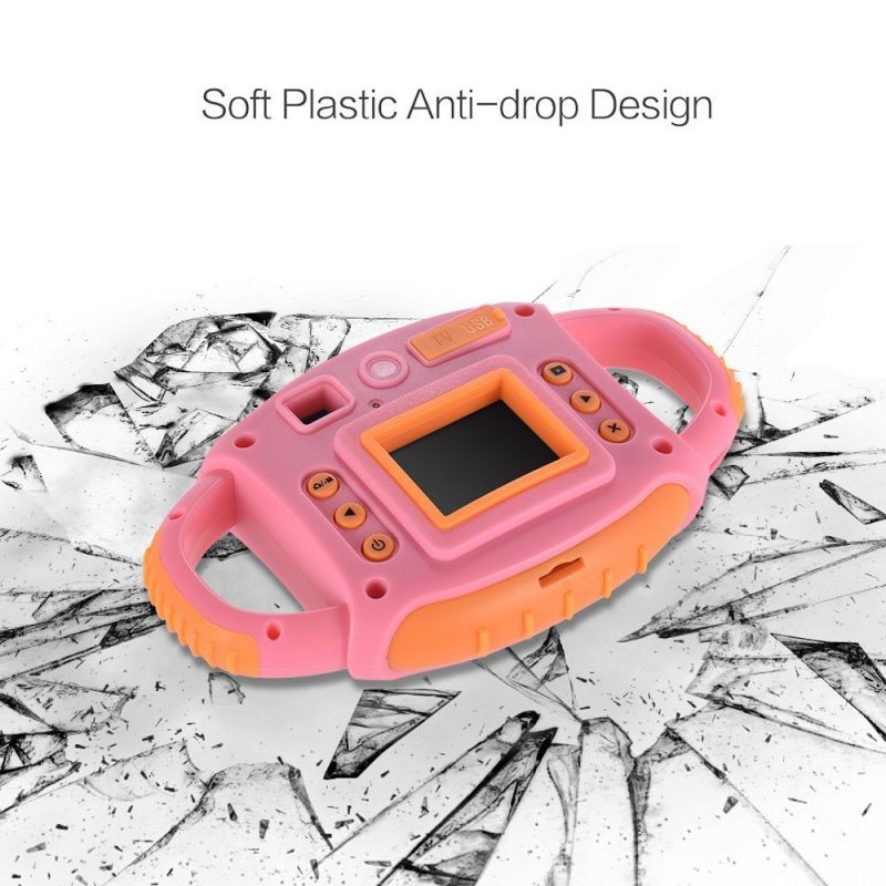 Cute Digital Video Camera Max. 5 Mega Pixels Built-in Lithium Battery Christmas New Year Present for Kids Children Boys Girls