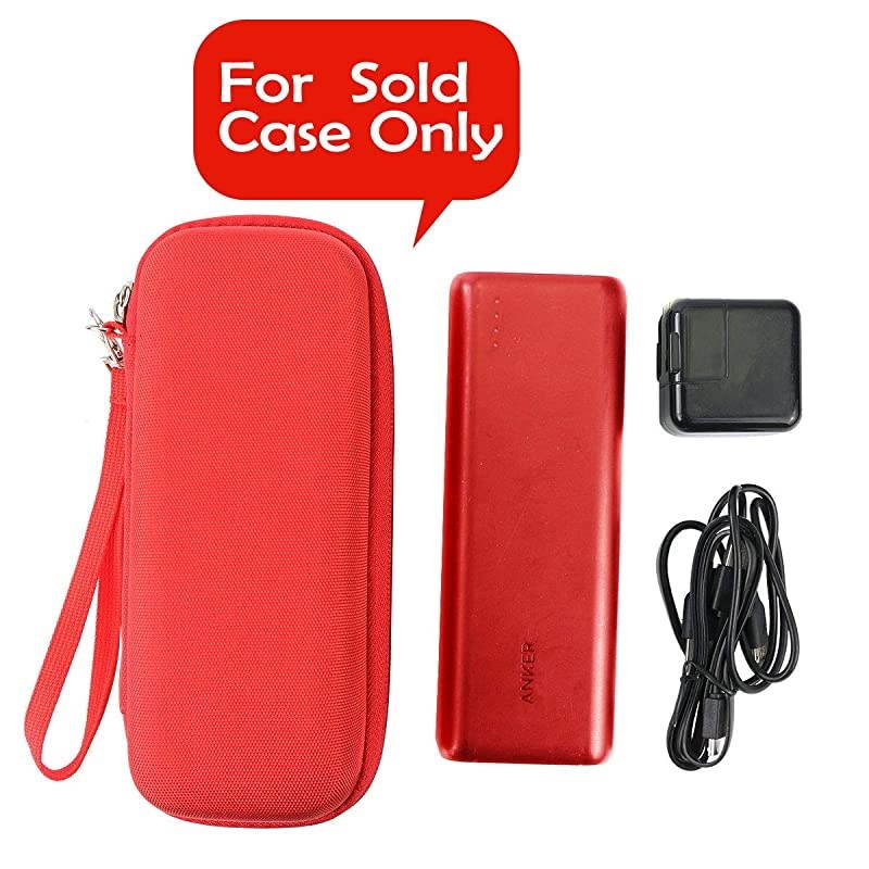Hard Travel Case Replacement for Anker PowerCore II 20100 Speed Quick Charge 30 20100mAh Portable Charger External Battery Power Bank red