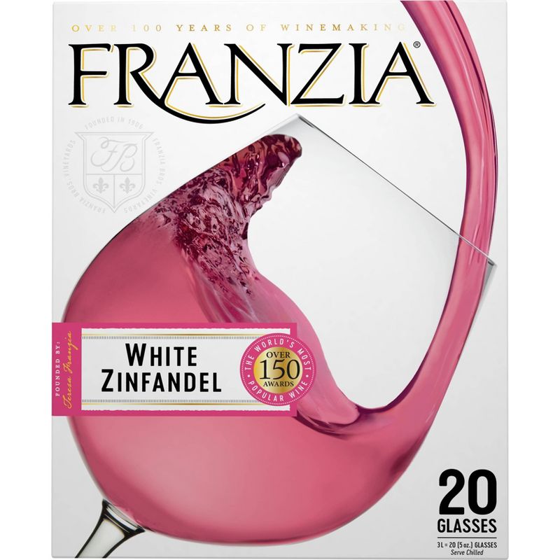 Franzia White Zinfandel Rose Wine - 3L Box