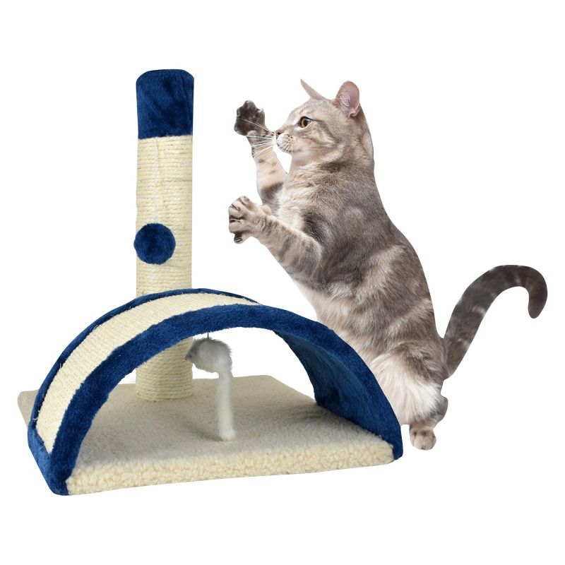Pet Zone Beam & Bow Scratching Square Cat Scratcher