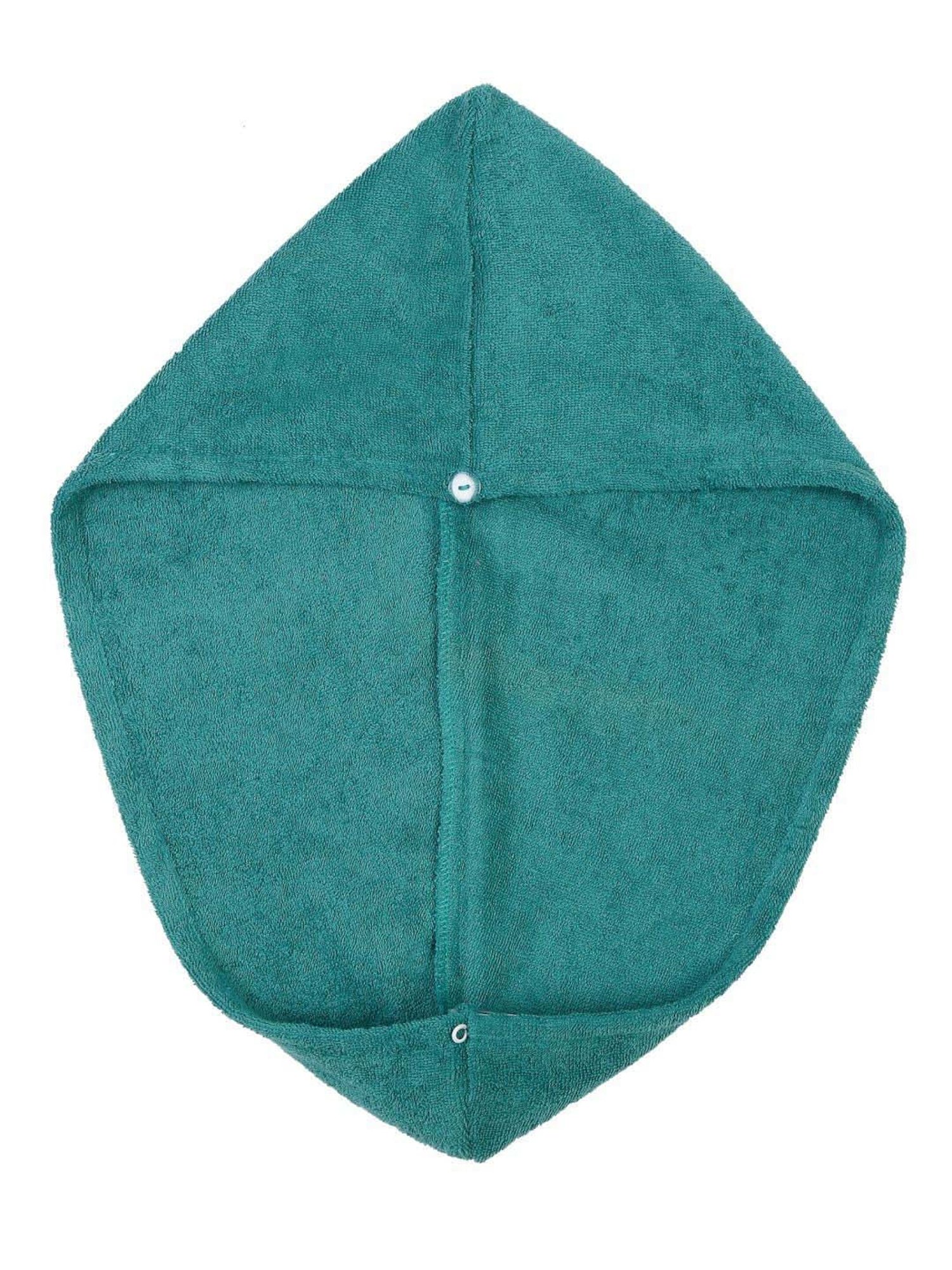 Creeva Luxury Leaf Green Cotton 380 GSM Hair Wrap