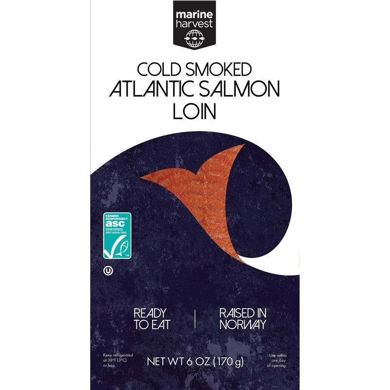 Marine Harvest Norwegian Mojito Flavored Cold Smoked Salmon - 4oz