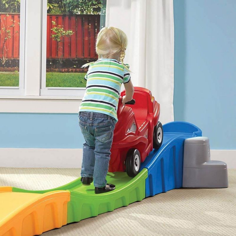 Step 2 Anniversary Edition Up & Down Indoor Outdoor Roller Coaster Toy w/ Car