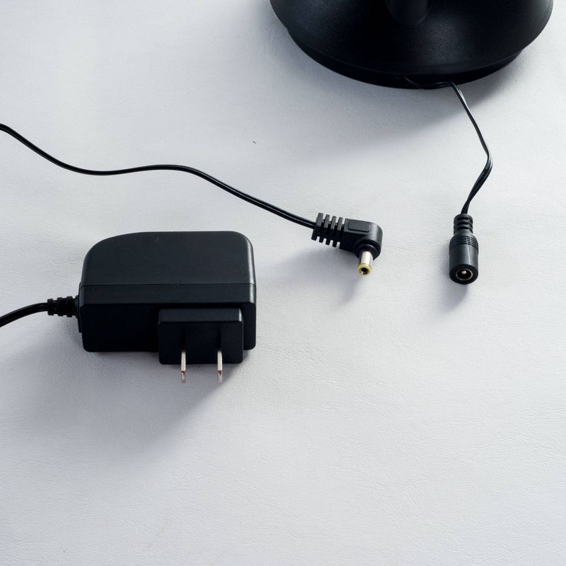 Modern Contemporary Clamp Desk Lamp Silver (Includes LED Light Bulb) - Trademark Global