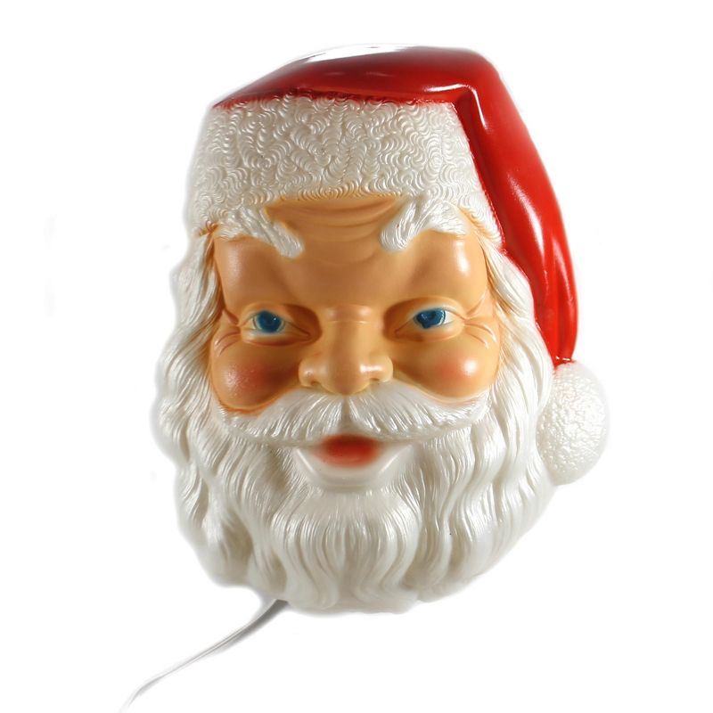 Christmas 17.0" 17" Santa Face Indoor/Outdoor Lighted  -  Novelty Sculpture Lights
