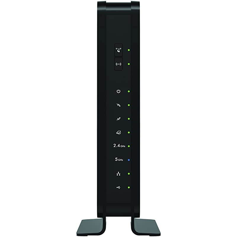 N600 (8x4) WiFi DOCSIS 3.0 Cable Modem Router (C3700) Certified for Xfinity from Comcast, Spectrum, Cox, Spectrum & more