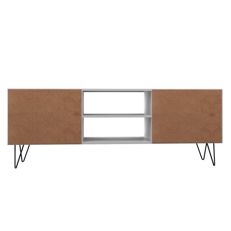 Nolita TV Stand for TVs up to 60" White - Manhattan Comfort