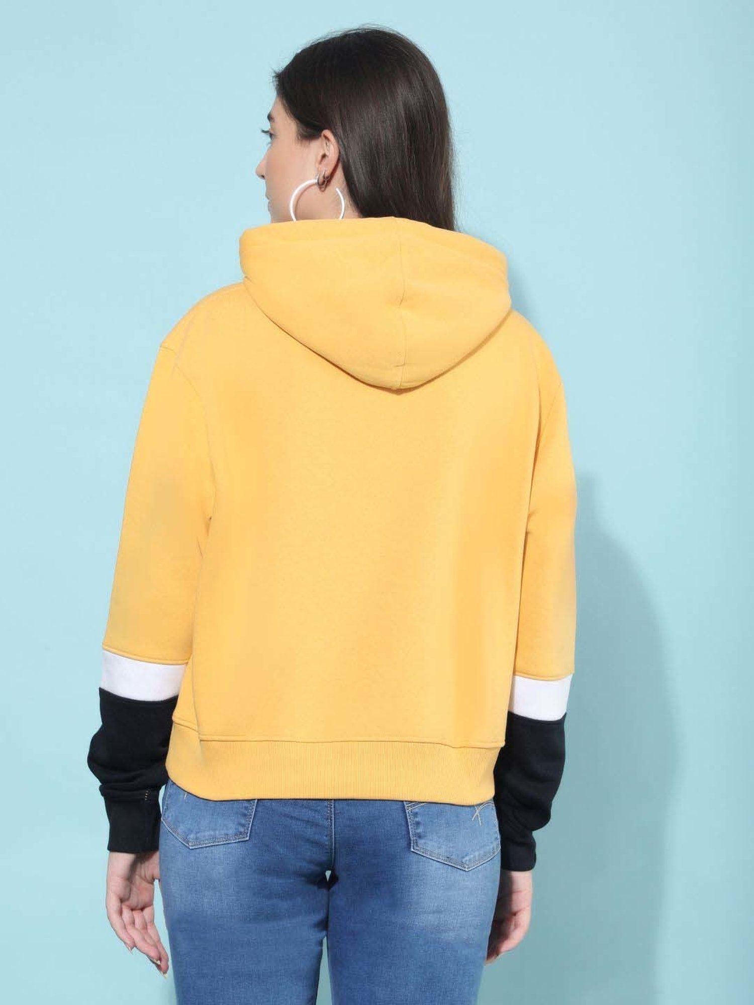 Belle Fille Yellow Patchwork Sweatshirt